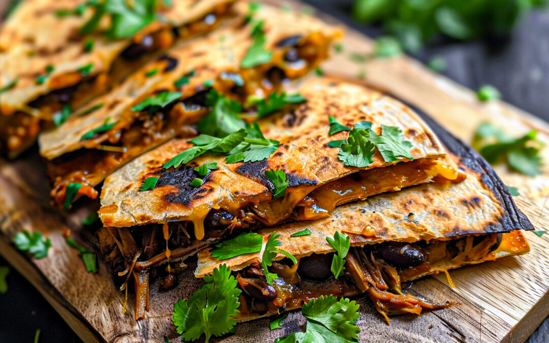 Birria Veggie Quesadillas