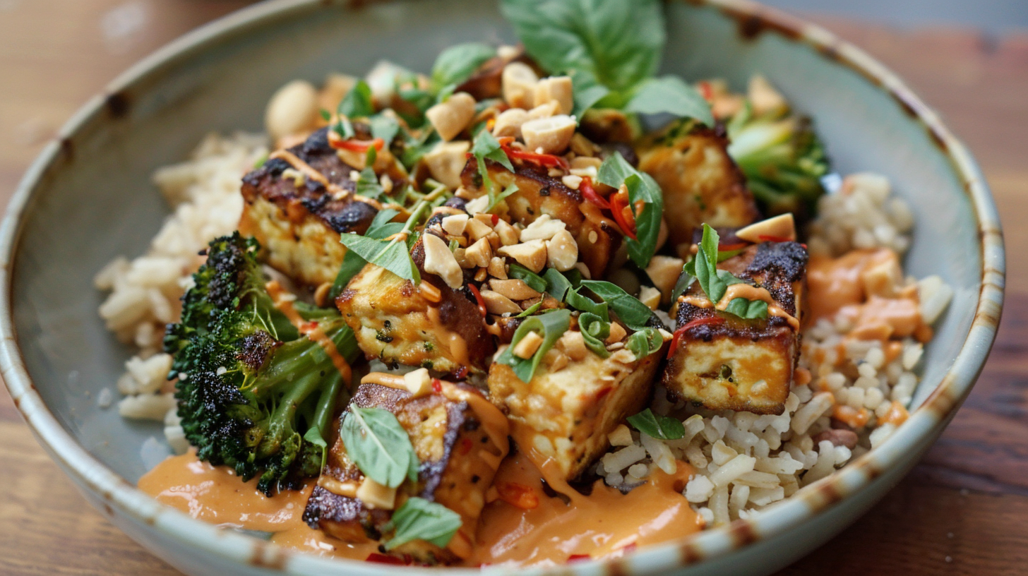 Vegan Satay with Peanut Sauce