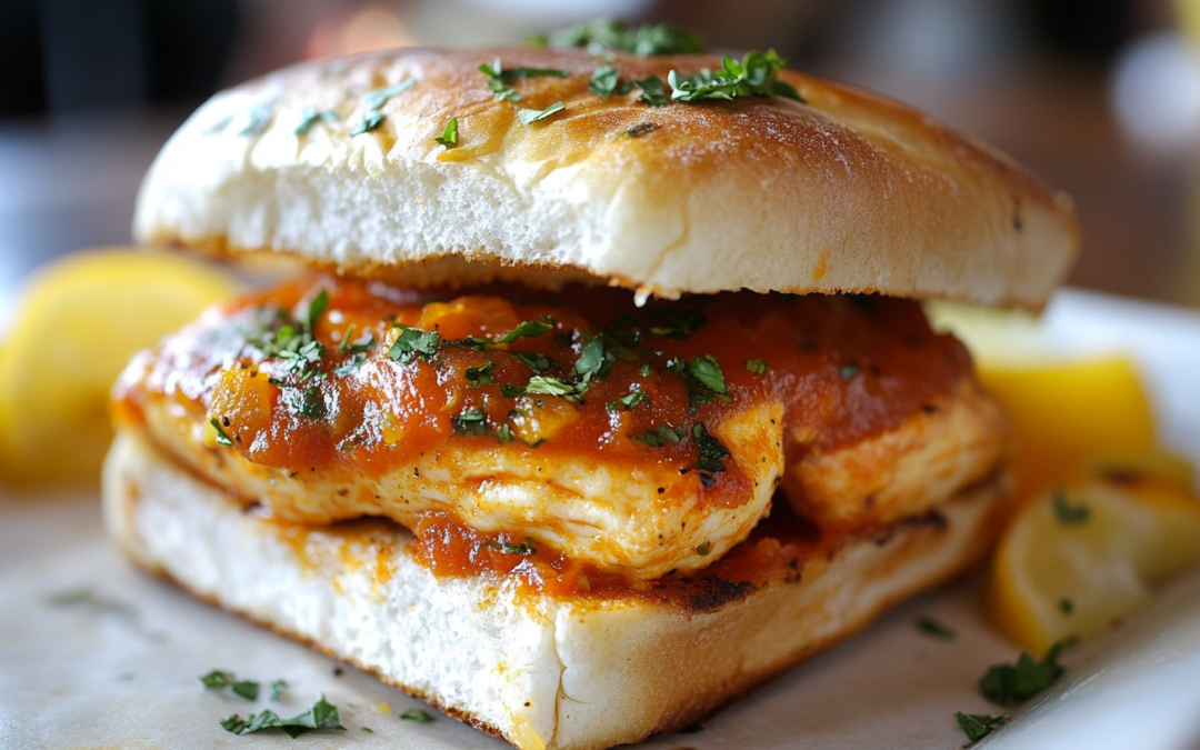 Moroccan Chick’n Sandwich