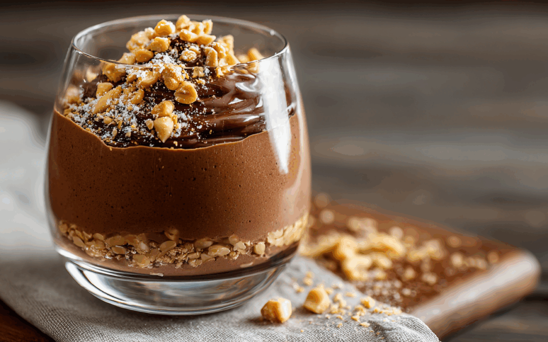 Chocolate Peanut Butter Protein Mousse