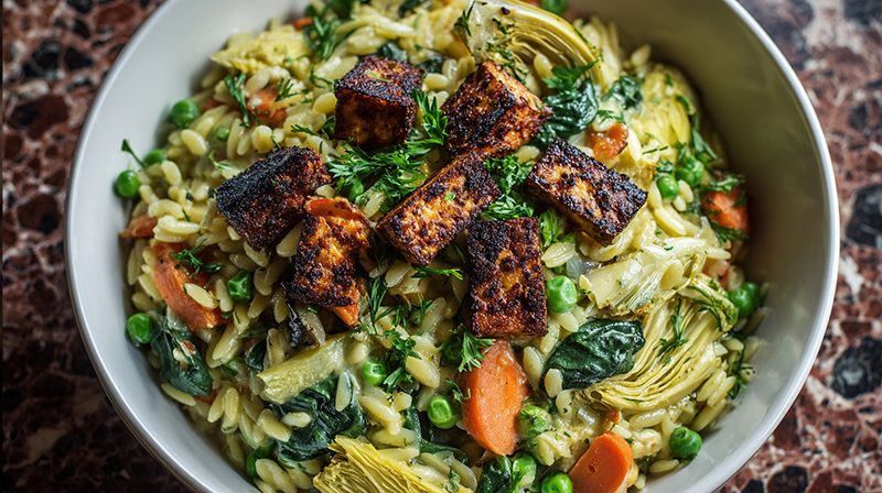 Spring Orzo Rice Spring Orzo - The Vegan Taste